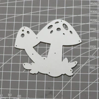 mushroom fungus border metal cutting dies making scrapbook greeting card stencil embossing template crafts diy