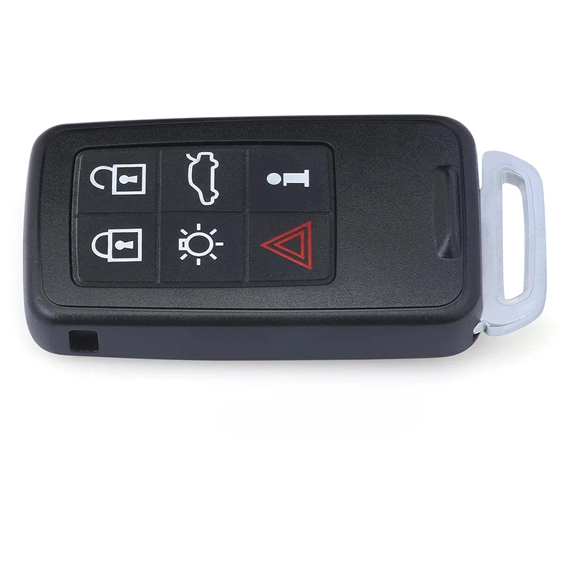 KEYECU 5/6 кнопок чехол для смарт-ключателя автомобиля брелок Volvo S60 V60 S80 XC70 XC60 V70 2008-2017