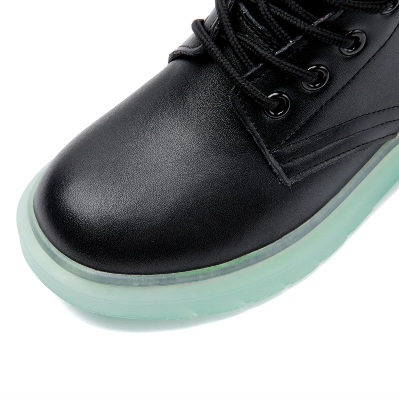 

Sansom Women Winter Boots Shoes Fur 2020 New Genuine Leather Fashion Ankle Boots Student Flat Female Martin shoes