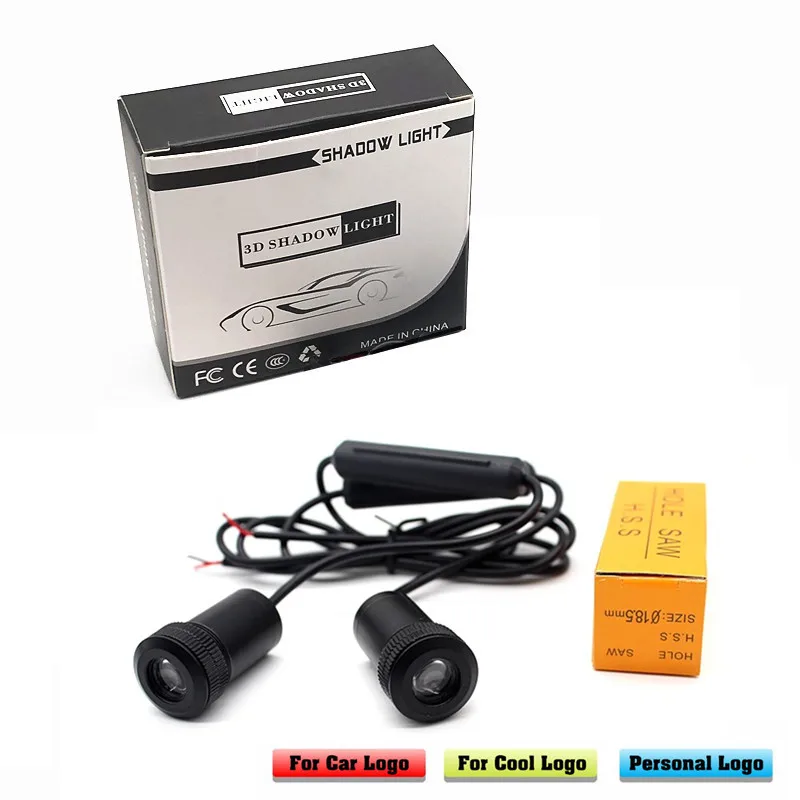 PFTKJCP 2 шт. подсветка дверей автомобиля светодиодный логотип Добро пожаловать Свет