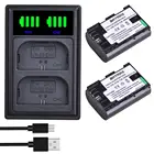 Аккумулятор Batmax LP-E6 LP-E6N LPE6 + двойное зарядное устройство со светодиодной подсветкой для Canon 5D Mark II III 7D 60D EOS 6D 70D 80D