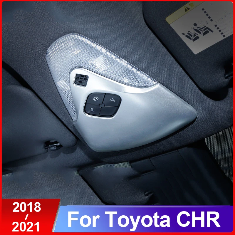 

Carbon Fiber Car Front Reading Light Trim Cover for Toyota C-HR CHR 2016 2017 2018 2019 2021 Car Accessories Interior Car Decor
