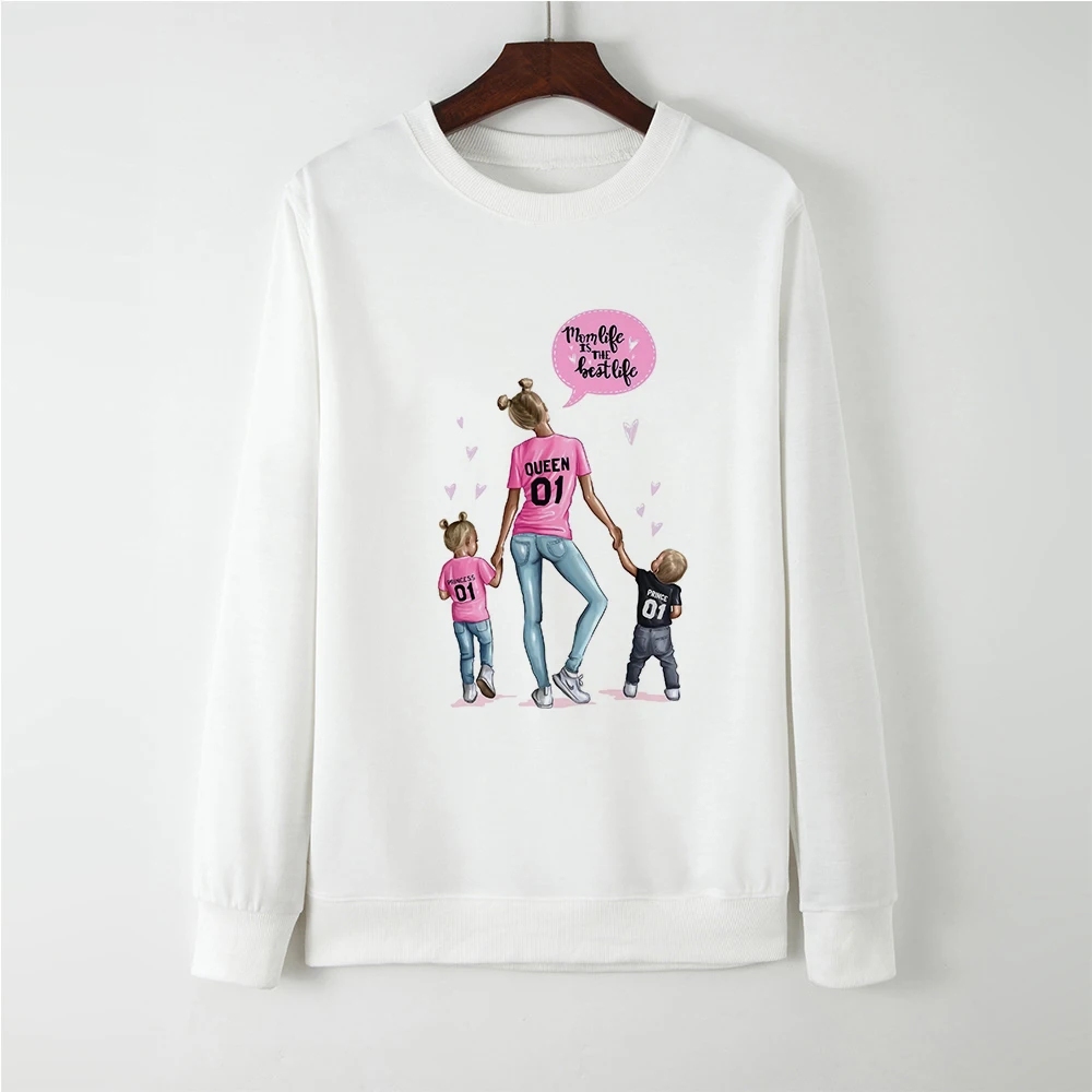 

Women Pull Emo Mama Sweatshirt Harajuku Long Sleeve Cute Best Life Fashion Femme Pullovers Trendy Sweatshirts Hoodies Hipster