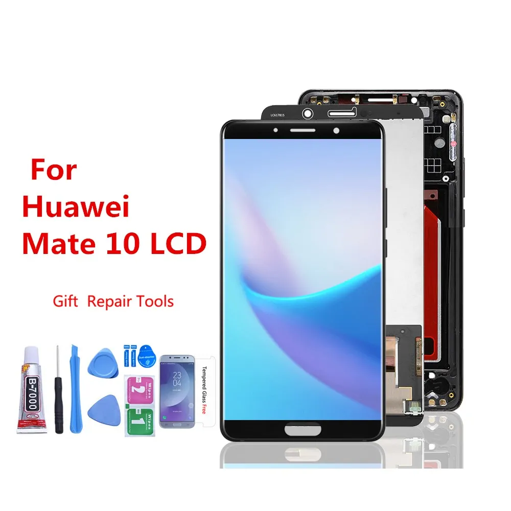 ЖК дисплей с сенсорным экраном и дигитайзером в сборе для Huawei Mate 10 ALP L09 L29 замена