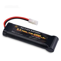 8 4v 4200mah 7 cell flat pack nimh battery with traxxastamiya discharge plug for remote control racing cars rc toys