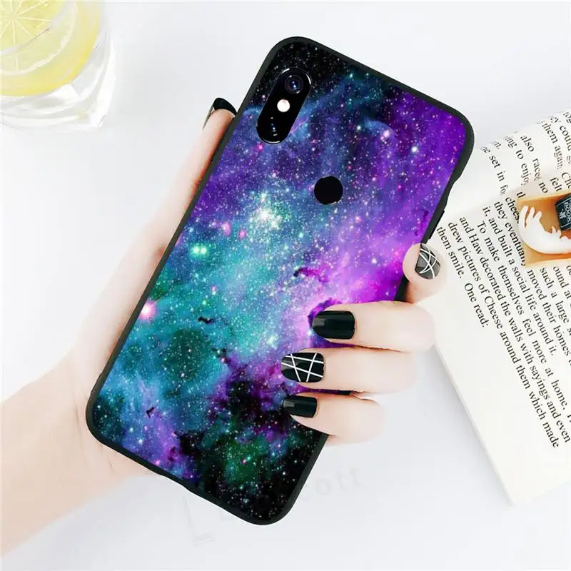 

colorful space for galaxy universe Phone Case For Xiaomi Mi A1 A2 5 6 6PLUS 8 9 SE Lite MIX 2 2S MAX 2 3 Pocophone F1