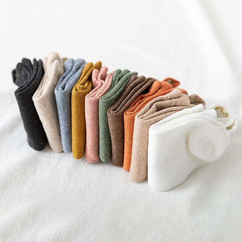 

Fashion Socks Women New Spring Cotton Color Novelty Girls Cute Heart Breathable Embroidery Casual Funny Ankle Comfortable Sock