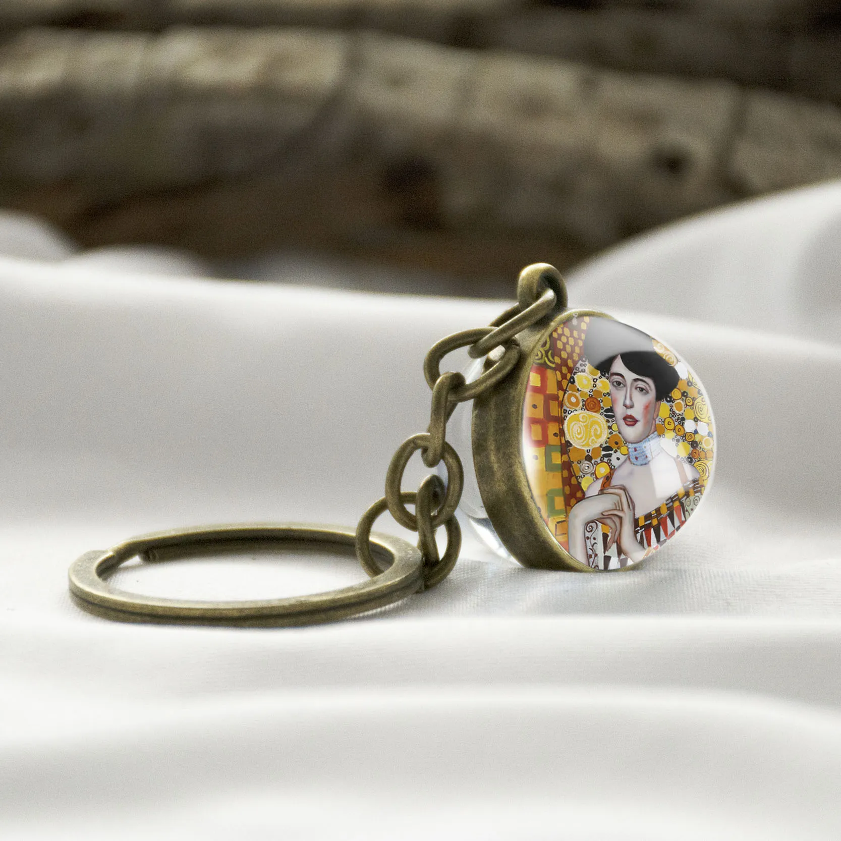 Новое поступление 2019 автомобильный брелок с изображением Ван Гога