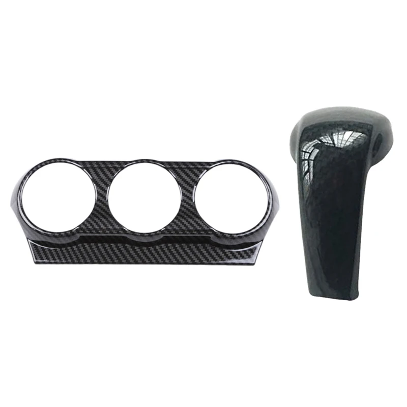 Крышка переключателя кондиционирования воздуха из углеродного волокна для Mazda