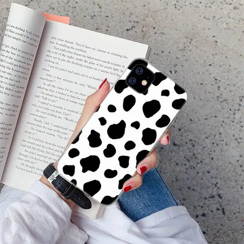 

Cow Print Phone Case For iphone 12 5 5s 5c se 6 6s 7 8 plus x xs xr 11 pro max mini