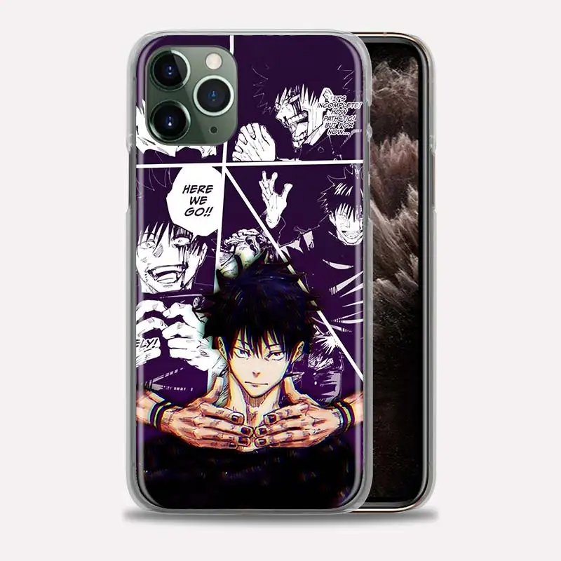 

Jujutsu Kaisen Bumper Case For iPhone 11 Pro Max 12 Pro X XS Max XR 7 8 6 6S Plus SE Hard PC Protective Phone Bags Cover Coque