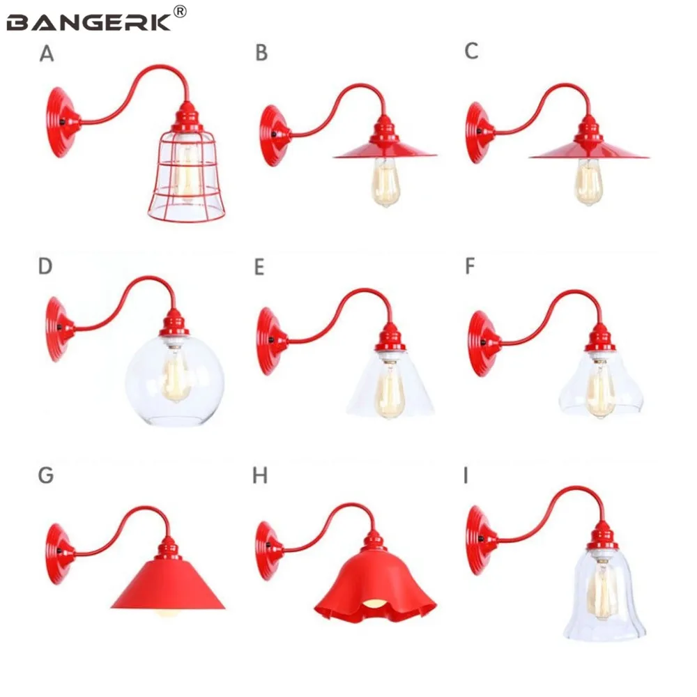 Светодиодный настенный светильник Эдисона в скандинавском стиле винтажное бра