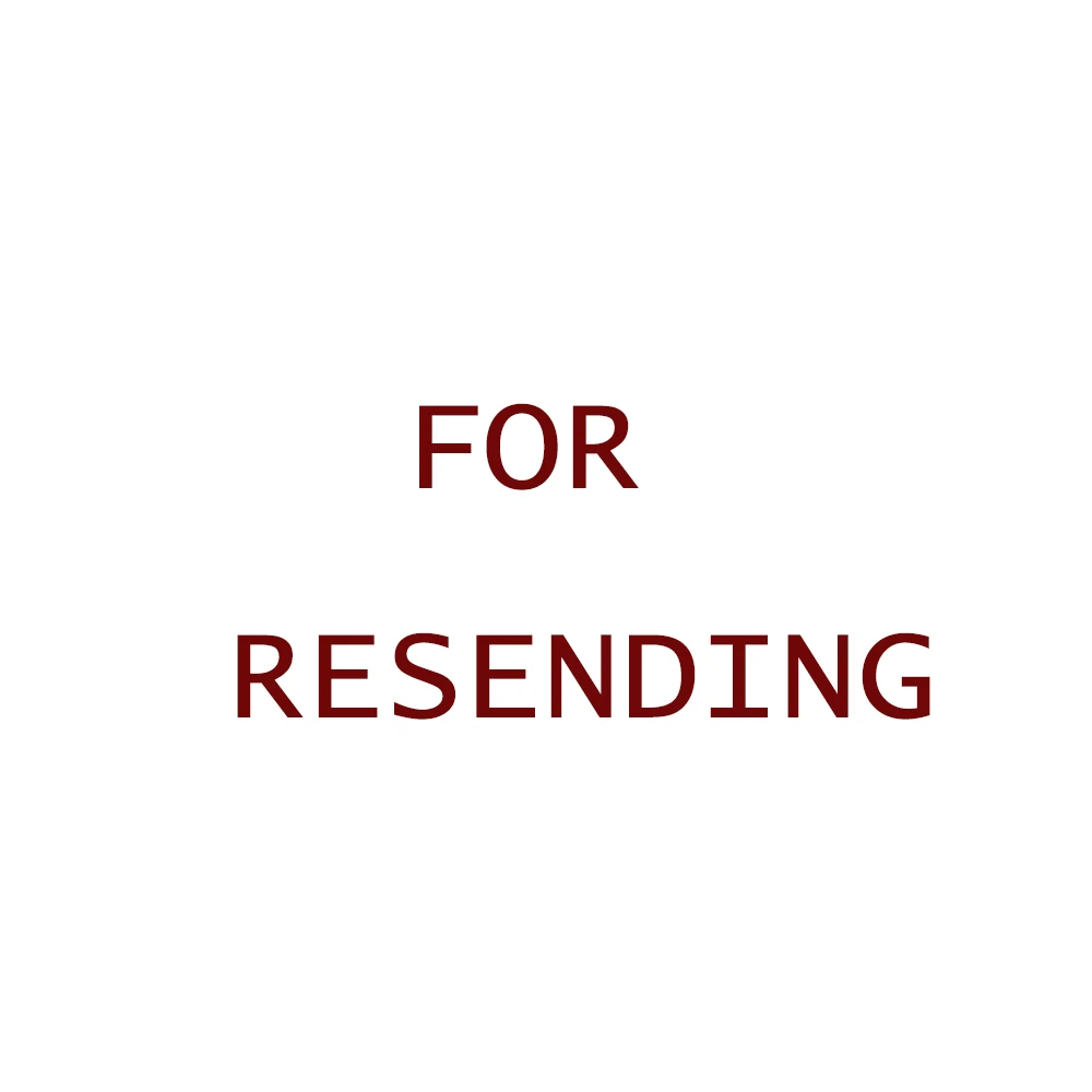 

For resending something not real products