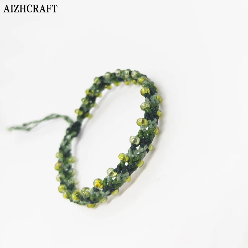 Бисер AIZHCRAFT из вощеной нитки эстетический браслет дружбы и для женщин женское