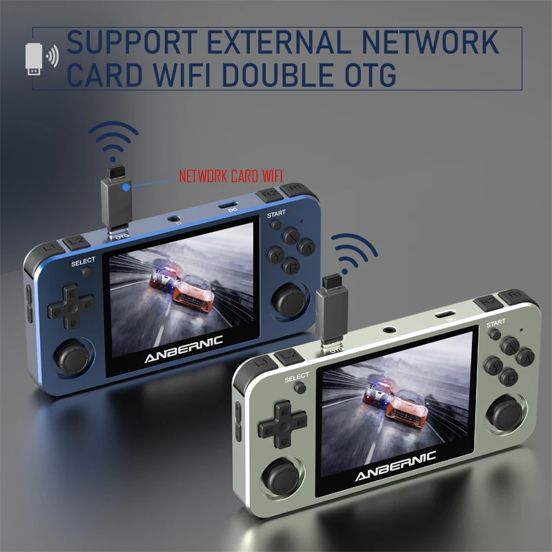 Новый Anbernic RG351MP портативный игровой плеер Карманная игровая машина 3 5 дюймов IPS