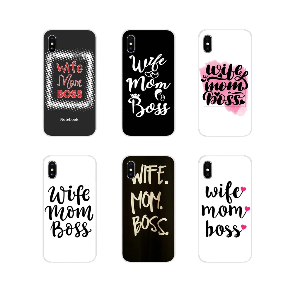 Аксессуары чехлы для телефонов Чехол с надписью жена лучшая мама босс слова Xiaomi