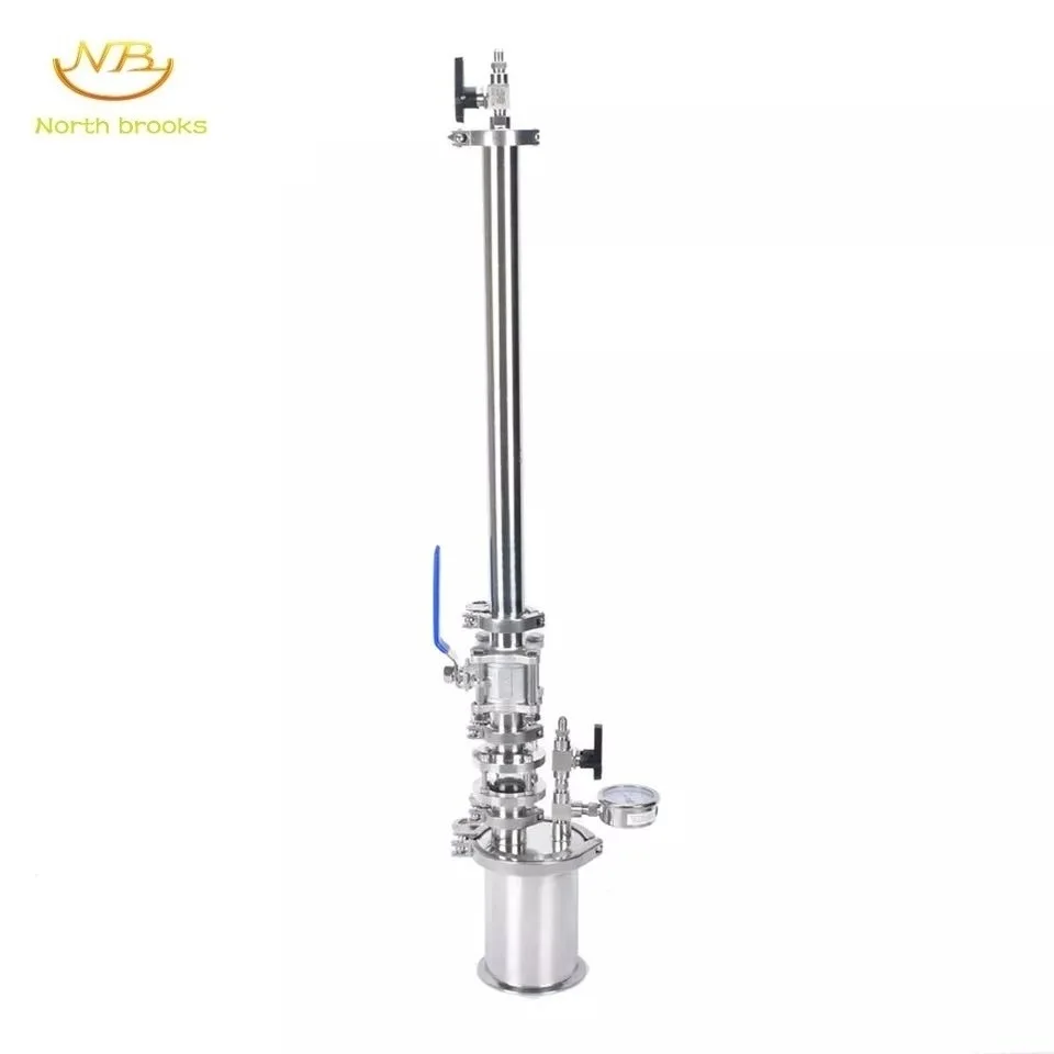 

150G Extraction Tube Kit Closed Loop 304 Stainless Steel Home Visible Extractor