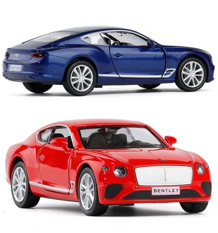 1:36 Масштаб Bentley GT спортивные автомобили сплав металлическая модель автомобиля оттягивание литья под давлением игрушки для детей горячее колесо