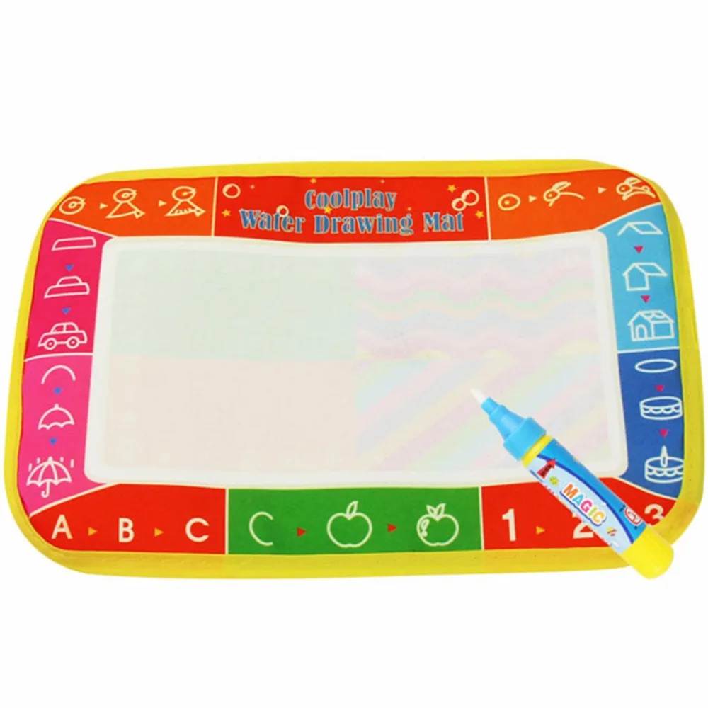 Горячая 25*16 5 см Детские пишут рисовать краски воды Magic Doodle коврик детский игровой