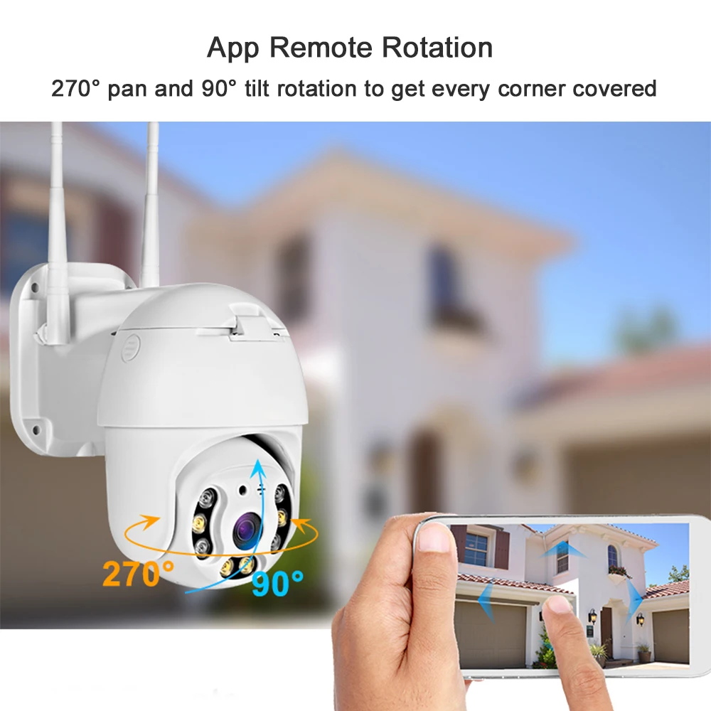 FUERS IP CCTV камера Камера HD1080P купольная камера с WiFi видеонаблюдения дома сигнализации Системы Ночное видение наблюдения удаленный монитор