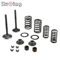 motorcycle intake exhaust valve comp springs cotter seal assy fit for lifan 125 140 150cc horizontal engines atv dirt pit bike