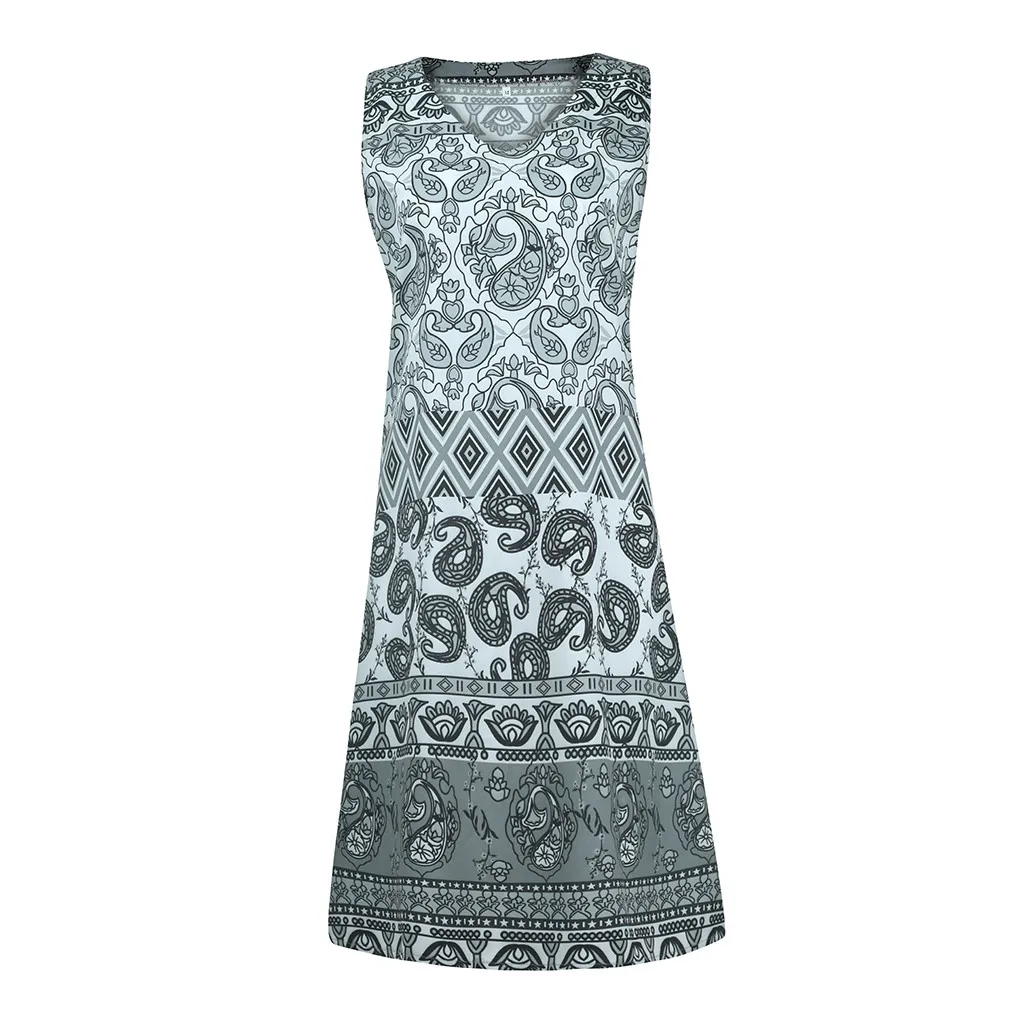 Платье туника на 2021 размера плюс летнее платье для женщин в винтажном стиле миди