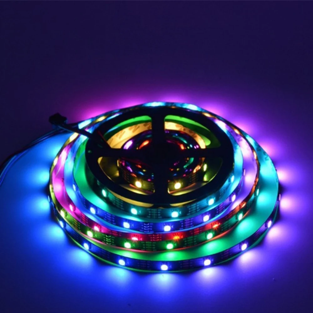 Пиксельная Светодиодная лента WS2813 (обновление WS2812B) RGB индивидуально Адресуемая с