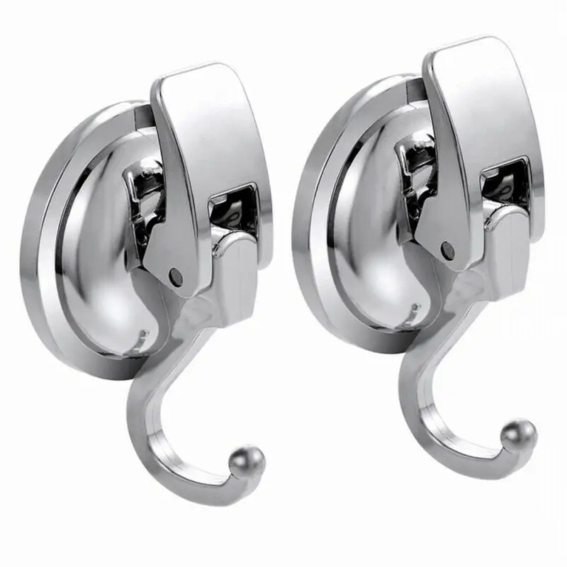 2 шт Пробивной Бесплатный крюк Серебряный кухонный душ для ванной крючок чашек с