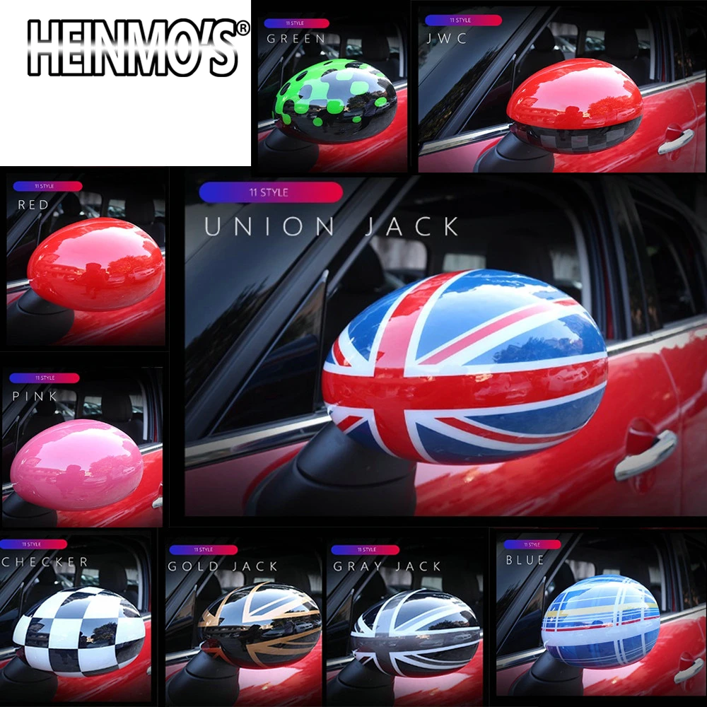 Стикеры для зеркала заднего вида Стайлинг автомобиля MINI Countryman Clubman R55 R57 R58 R59 R60 R61