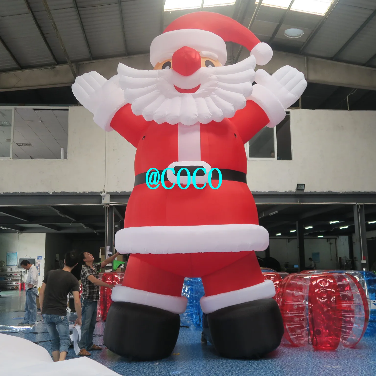 Бесплатная доставка воздухом к двери дешевые 2 м высокий Рождество наружное