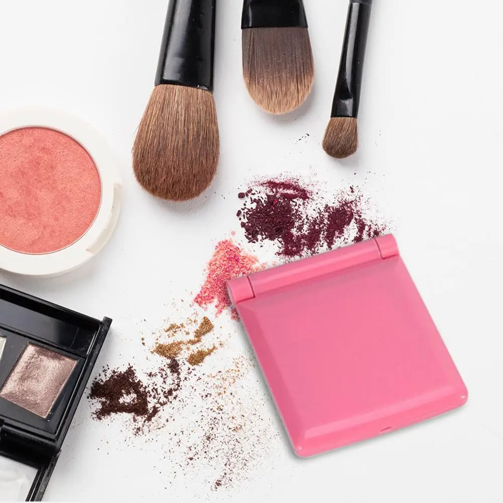 Компактное зеркало для нанесения макияжа Косметический Складной Портативный