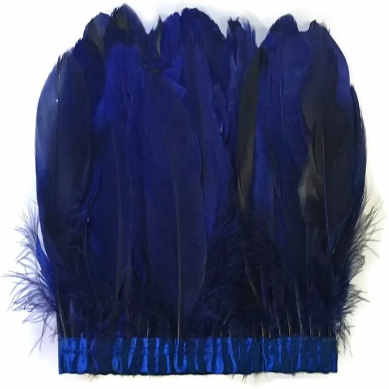 Украшение для свадебного платья сделай сам 2 м с гусиными перьями шлейф рукоделия