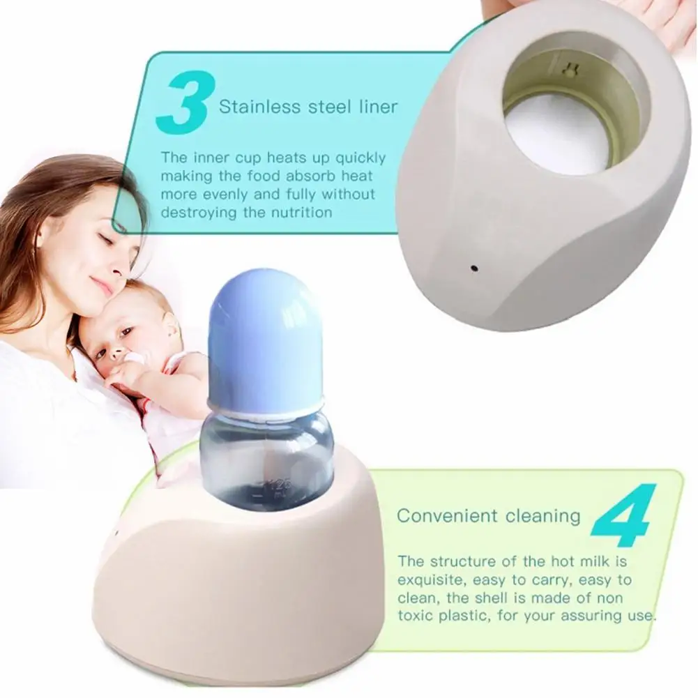 Kuulee подогреватель для молока дома с принтом Yummy постоянного теплые случайный