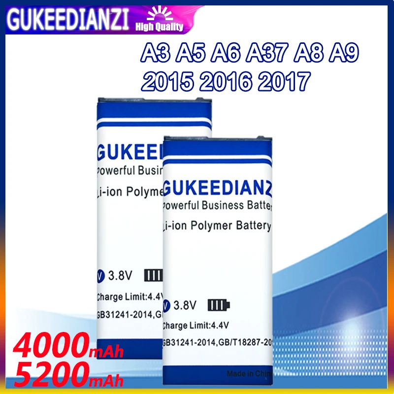 Аккумулятор для Samsung A3 A5 A7 2015 2016 2017 Edition A300 A310 A320 A500 A510 A520 A700 A710 A720 EB-BA310ABE Galaxy A8 A9 |