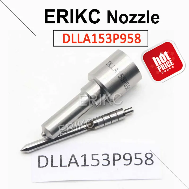 ERIKC черная игла с покрытием сопла DLLA153P958 Common Rail Насадка DLLA для впрыска топлива 153 P
