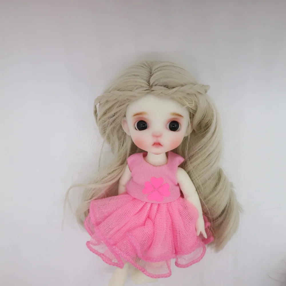 15 см BJD 1/8 кукла суставная Смола включает глаза одежда парики