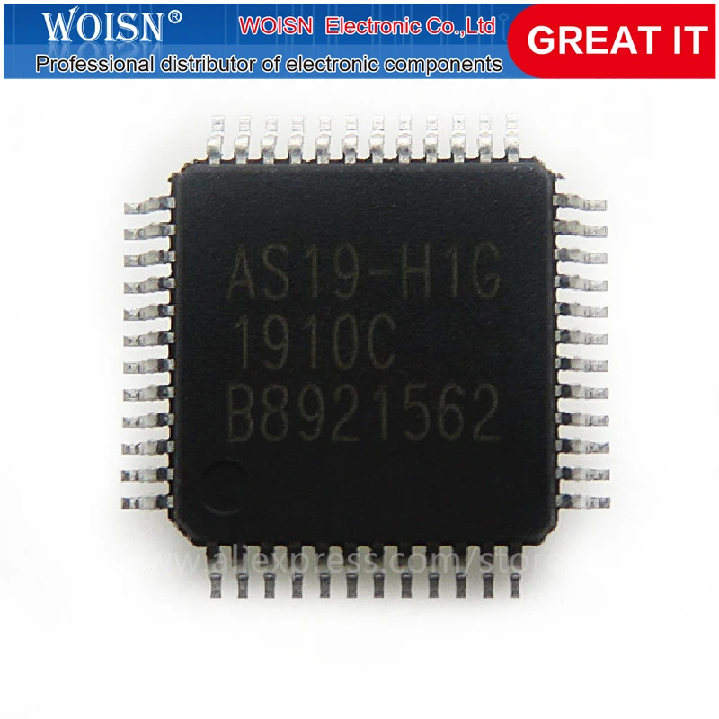 

10PCS AS19-H1G AS19-H1 AS19-H AS19 19 QFP-4 good quality In Stock