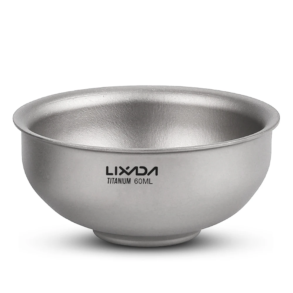 Уличная плита Lixada для кемпинга 60 мл титановая чайная чашка с двойными стенками