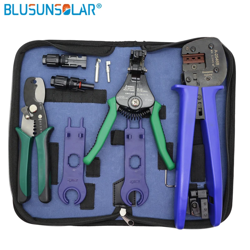 Набор высококачественных плоскогубцев для затяжки и гаечных ключей солнечных