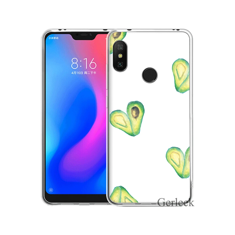 Мобильный чехол для телефона Redmi K20 7A GO S2 4X 4A 5A 6A Note 7 Pro жесткий с милым авокадо