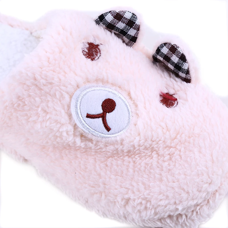 

BONJEAN Short Plush Winter Slipper Women Lovely Bedroom Home Floor Soft Velvet Indoor Slippers Girl Ladies Flat Shoes BJ2291