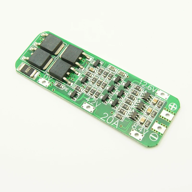1 шт. защитная плата Pcb Bms для зарядки литий-ионных аккумуляторов 18650 20 А модуль