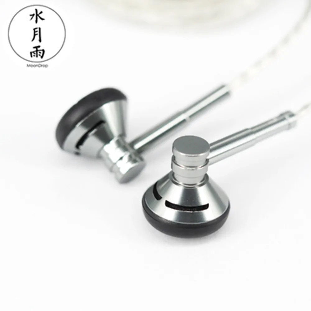 Металлические наушники MoonDrop HIFI DJ Bass с динамическим драйвером 13 5 мм вкладыши 4N Litz