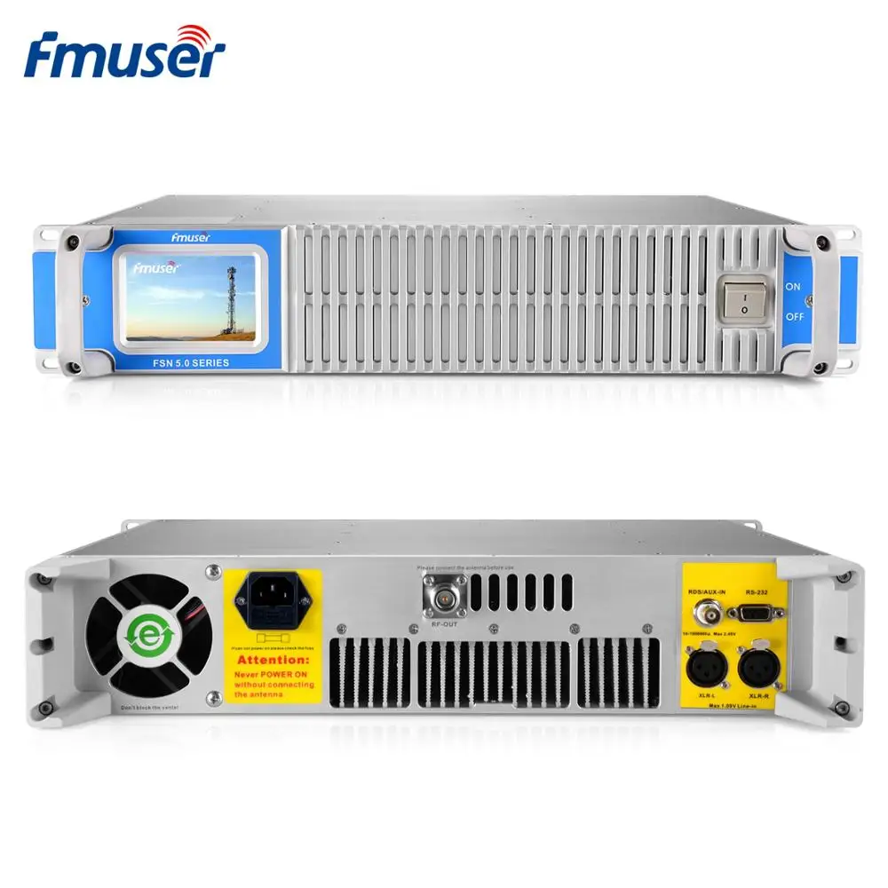 FM трансмиттер FMUSER с сенсорным экраном 300 Вт 350 Вт|Теле- и радиовещательное