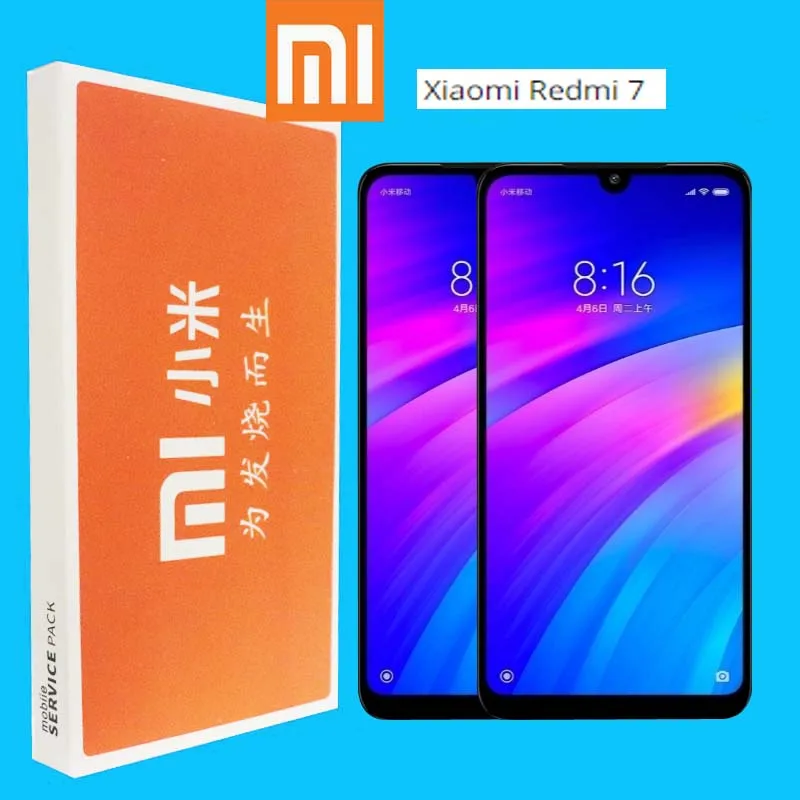 Для Xiaomi Redmi 7 ЖК дисплей кодирующий преобразователь сенсорного экрана в сборе с