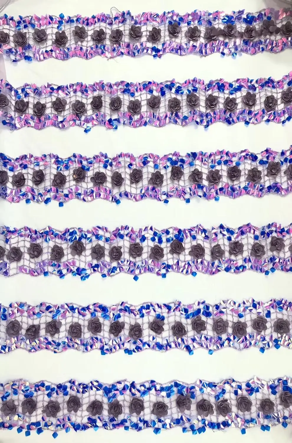 

African Lace Fabric High Quality Lace fabric with sequence 3d Flowers nigerianTulle Lace Fabric Nigerian french Tulle Fabric