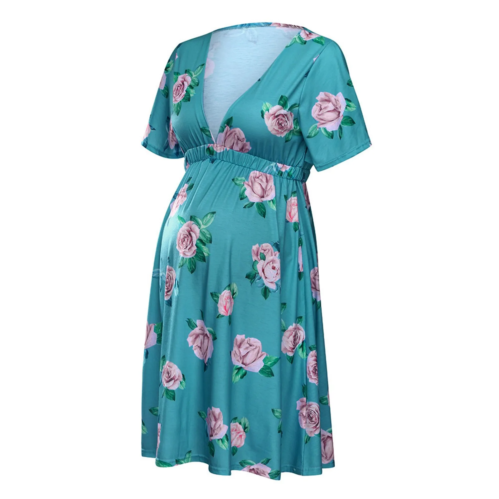 4 # летнее платье для беременных женщин размера плюс короткие платья будущих мам