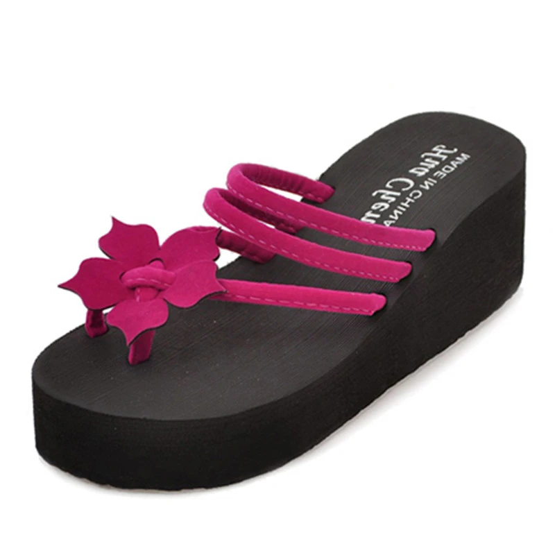 

Platform Wedge Flip Flops Sandals Women Summer New Fashion High Heel Flip Flops Wedges Platform Shoes Women Slides High Slippers