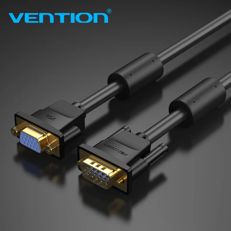 Удлинительный кабель Vention VGA 1 м 5 2 3 высококачественный Папа мама удлинитель для