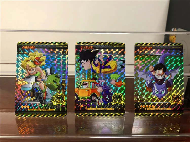 18 шт. Dragon Ball Super Instinct Goku Jiren экшн-игрушка персонаж часы в советском стиле игра Флеш карта коллекция карты